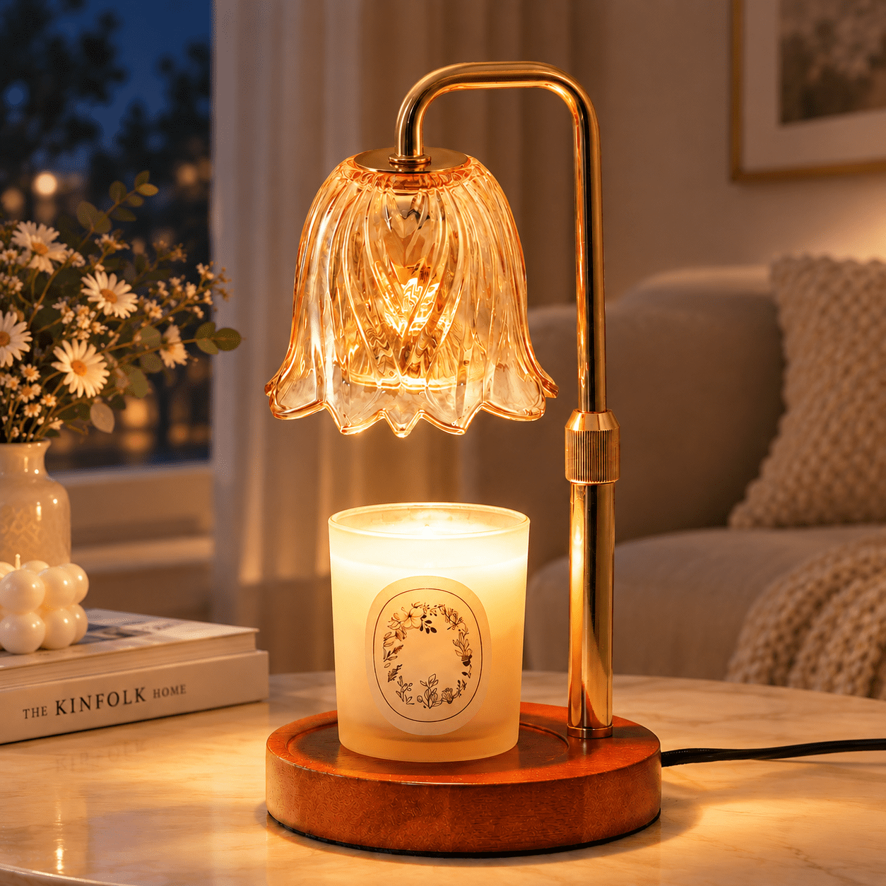 Funistree Flower Candle Warmer Lamp