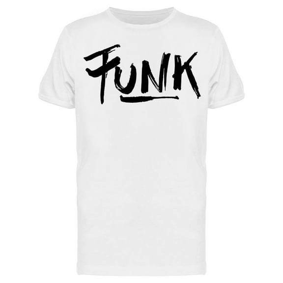 Funk Lettering Modern T-Shirt Men -Image by Shutterstock, Male Large