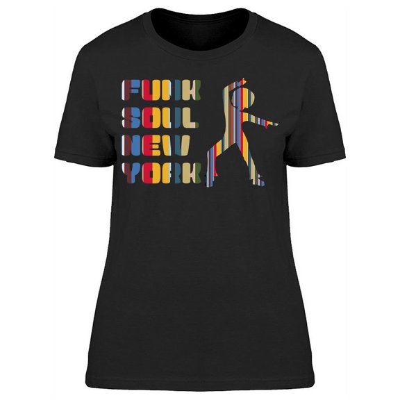 Funk Soul Art Girl T-Shirt Women -Image by Shutterstock, Female Medium