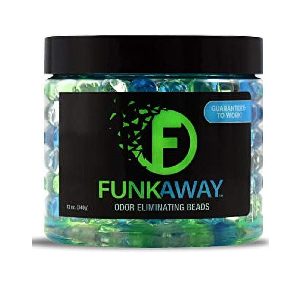 FunkAway Odor Eliminating Beads, 12 oz Supercharged Odor Absorbing