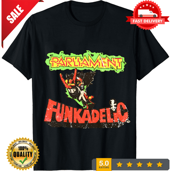 Funkadelic Parliament George Clinton Vintage T-Shirt Afrofuturism Bootsy Collins, LIMITED EDITION-TH64992