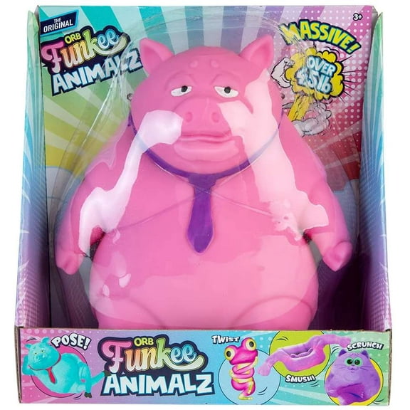 Funkee Pig Pink JUMBO Stretchy Figure