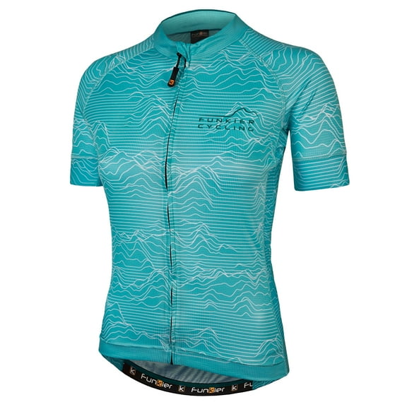 Funkier Arissa Ladies Pro Short Sleeve Jersey in Mint - Medium