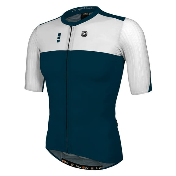 Funkier Ixara Gents Short Sleeve Elite Jersey in Navy/White - Medium