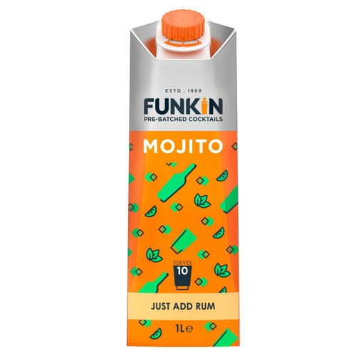 Funkin Mojito Cocktail Mixer 1L, British Import (Pack of 2)