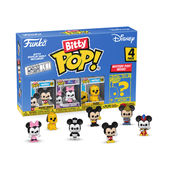 Funko Bitty POP! 4-Pack: Disney - Mickey Collectible Vinyl Mini-Figures