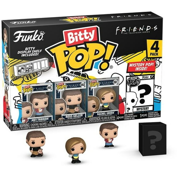 Funko 1" Bitty POPs Friends Mini Vinyl Figures, 4 Count