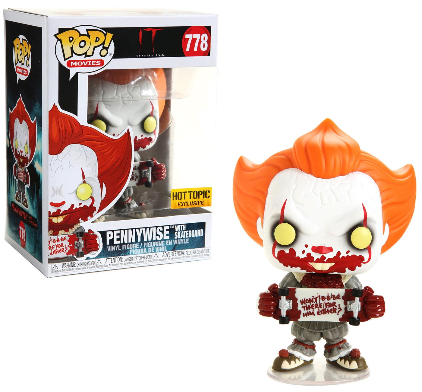 Funko Pop Movies IT Chapter 1 Pennywise With Boat 10-Inch