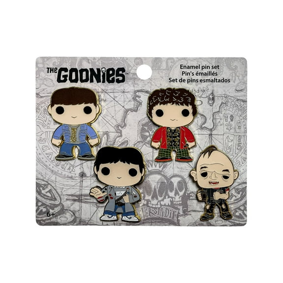 Funko 4pc Enamel Pin Set - The Goonies - Walmart Exclusive