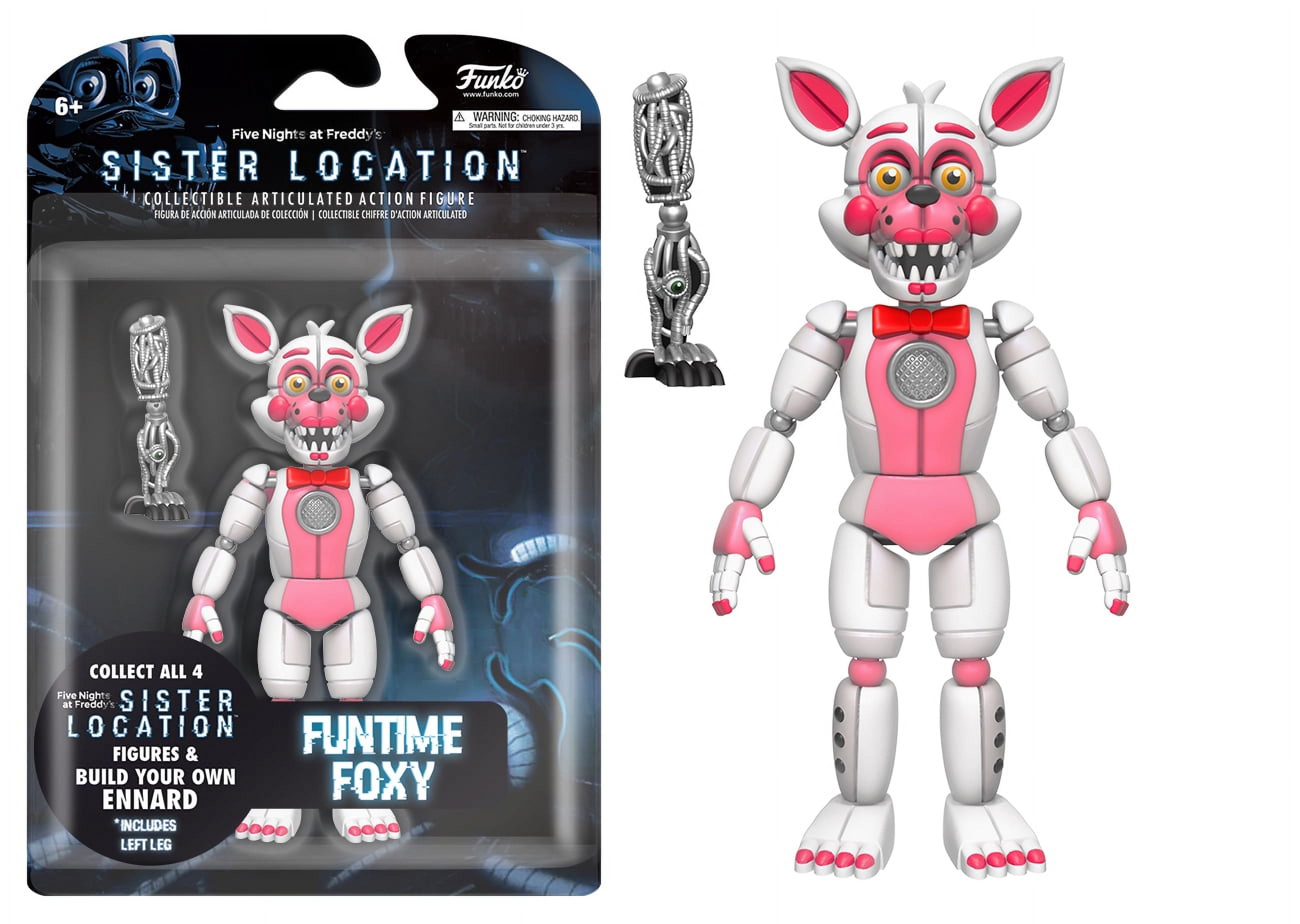 Funko 5 Articulated Action Figure: Five Nights at Freddy's - Funtime Foxy