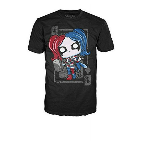 Funko A00139-10048-MSM-BLK Pop Tees: DC - Harley Diamond Queen - Small