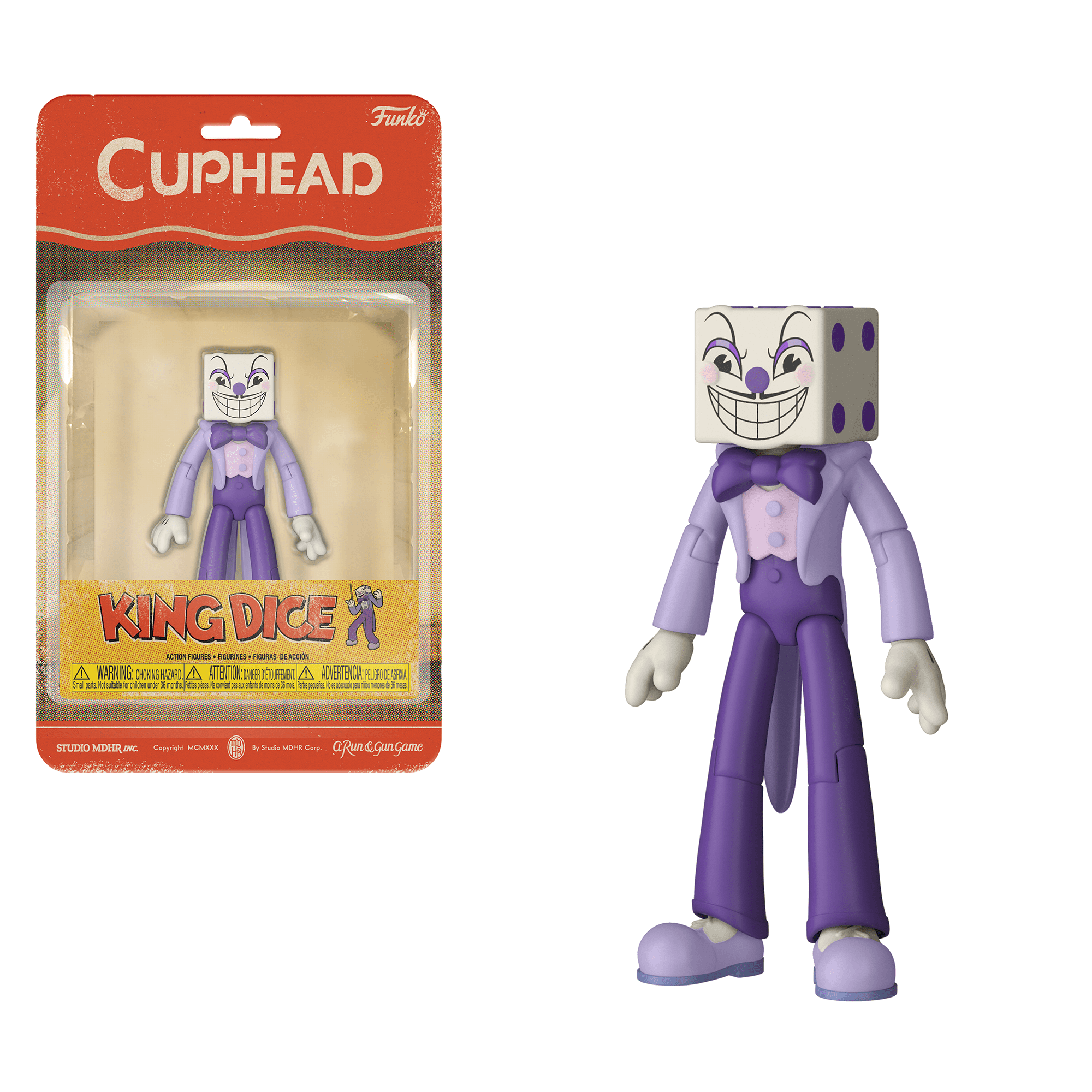 Funko Action Figure: Cuphead - King Dice - Walmart.com