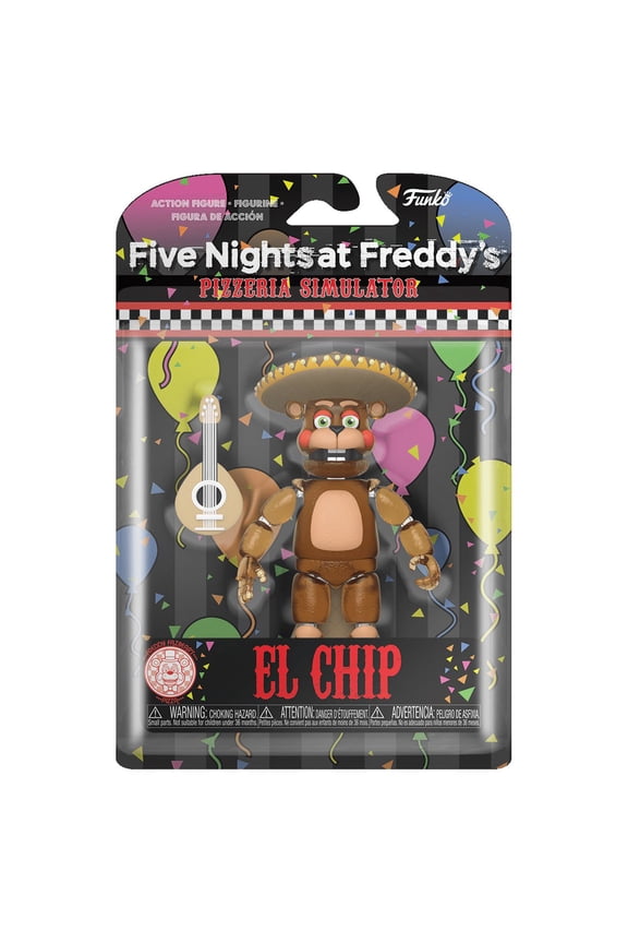 Action Figure: FNAF Pizza Sim - El Chip (Translucent Glow)