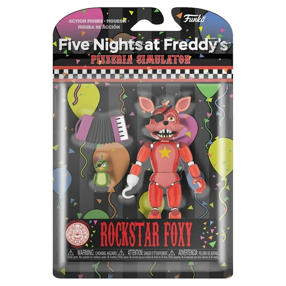 Funko Action Figure: FNAF Pizza Sim- Rockstar Foxy (Translucent Glow)