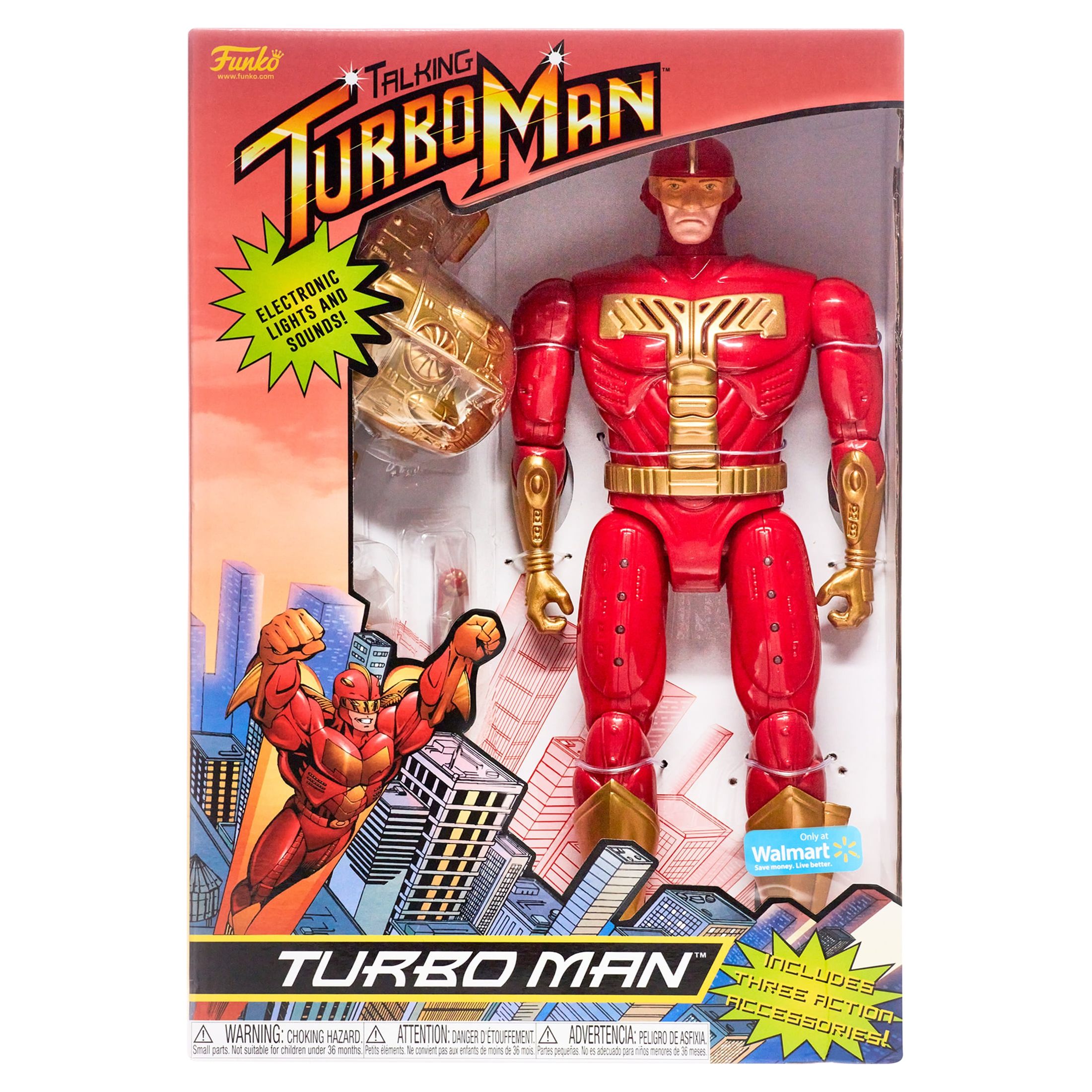 Funko Action Figure: Jingle All The Way - Turbo Man with Lights and Sounds - image 1 of 15