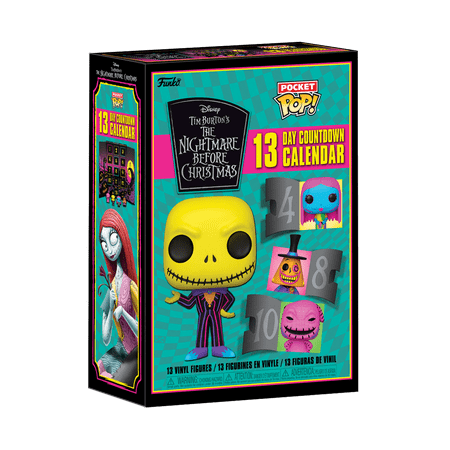 Funko Advent Calendar 13 Days The Nightmare Before Christmas Collectible, Black