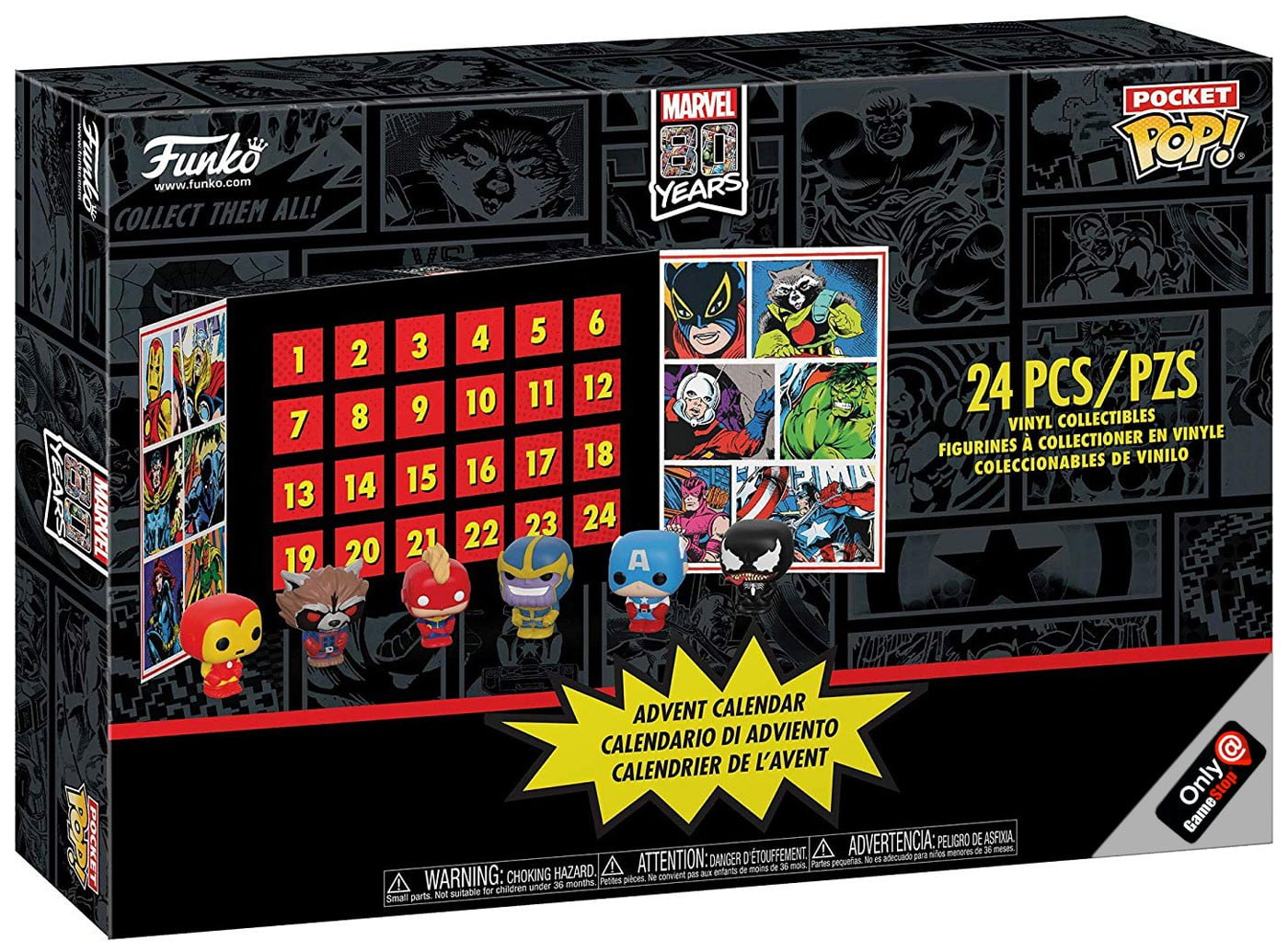 【未開封】Funko Marvelアドベントカレンダー Funko Advent Calendar: Marvel 24ct Advent Calendar - Walmart.com