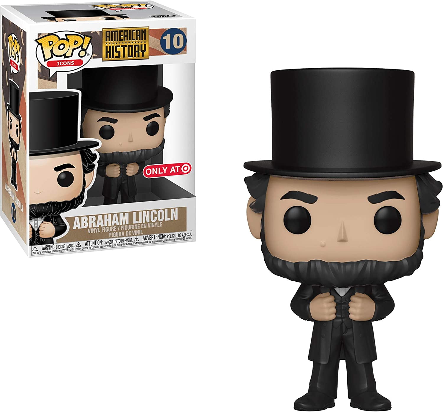 Funko American History POP! Icons Abraham Lincoln Exclusive Vinyl