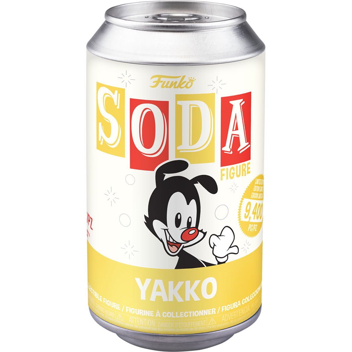 Funko Animaniacs Yakko Warner Vinyl Soda Figure with Chase