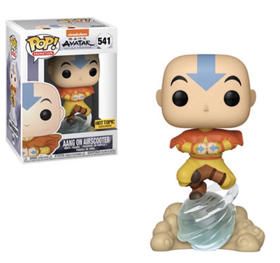 Funko POP! Avatar – Aang Sur Bulle D’air, Figurine Vinyle 10 Cm, édition Chase Glow, Collection, Dès 3 Ans