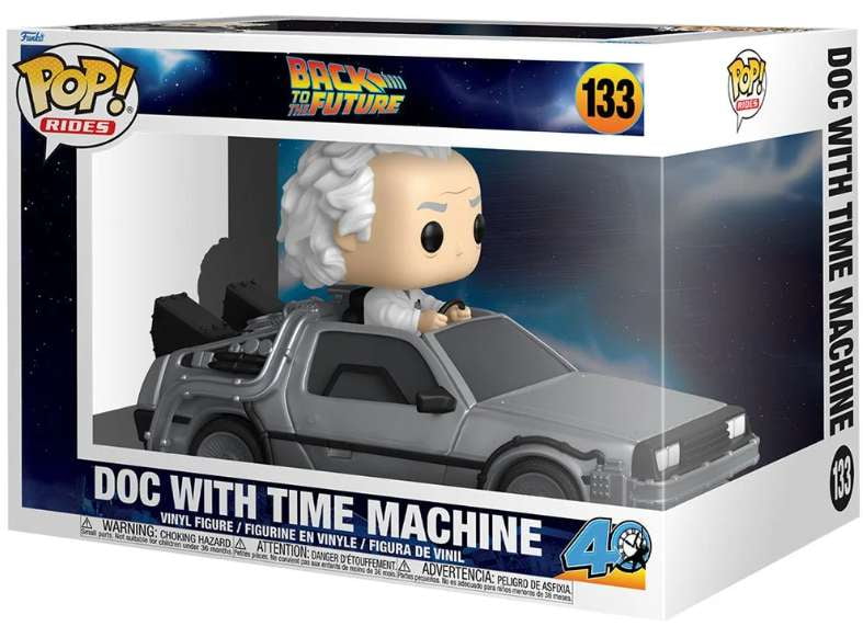 Funko Back to the Future POP! Rides Doc with Time Machine
