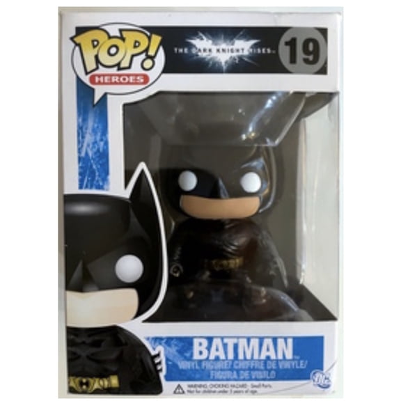 Funko Batman The Dark Knight Rises Pop Heroes 2012 Blue Box Edition Vinyl Figure