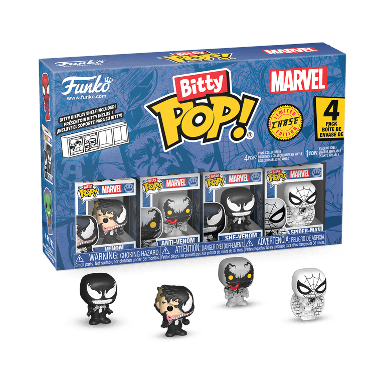 Funko Bitty POP! 4-pack Marvel Assortment, Collectible Vinyl