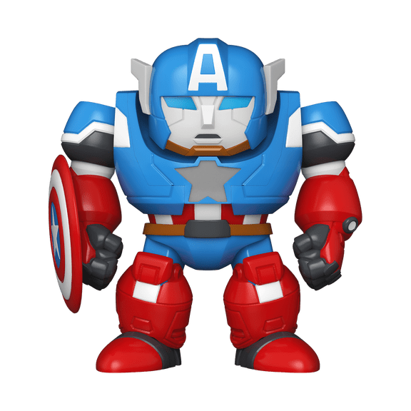 Funko Bitty POP Bots: Marvel What If - Captain America Mech with Captain America Collectible Vinyl Mini Figure