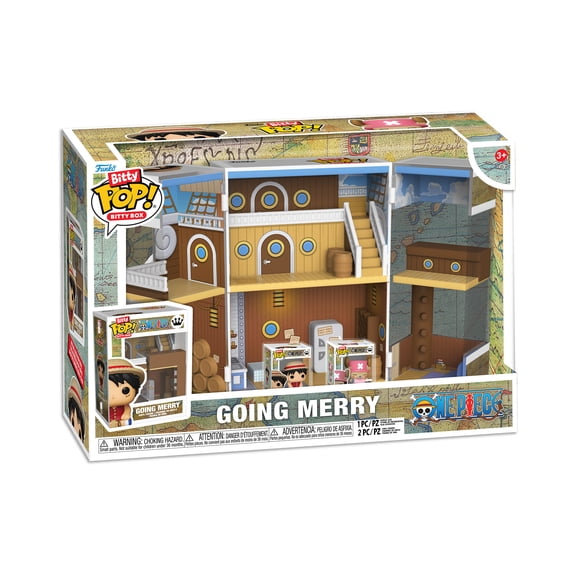 Funko Bitty Box: One Piece - Going Merry with Chopper and Luffy Collectible Vinyl Figure
