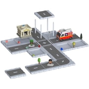 Funko Bitty POP! Bitty City Starter Set, Town Hall, Fire Truck, Mayor and Newspaper boy Vinyl Figures