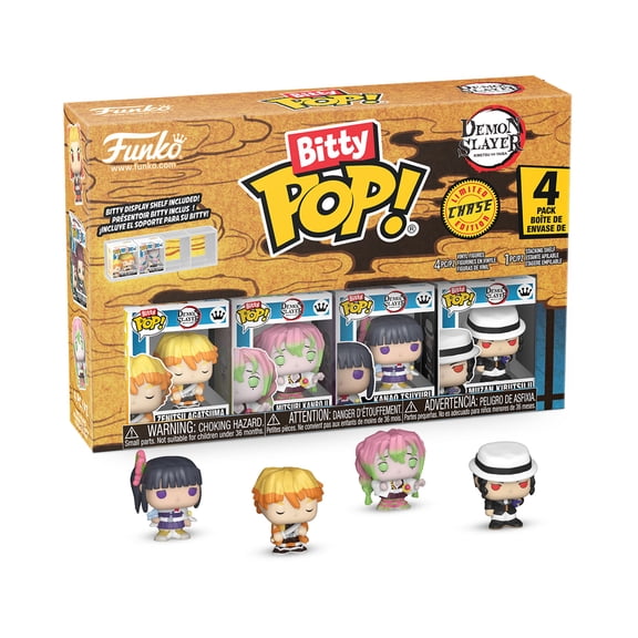 Funko Bitty POP! 4-Pack: Demon Slayer- Zenitsu Collectible Vinyl Mini-Figures