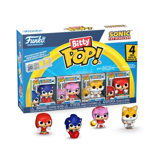 Funko Bitty POP 4 Pack: Sonic the Hedgehog - Sonic Collectible Vinyl Mini Figure