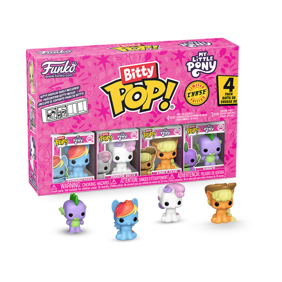 Funko Bitty POP! 4-Pack: My Little Pony - Rainbow Dash Collectible Vinyl Mini-Figures