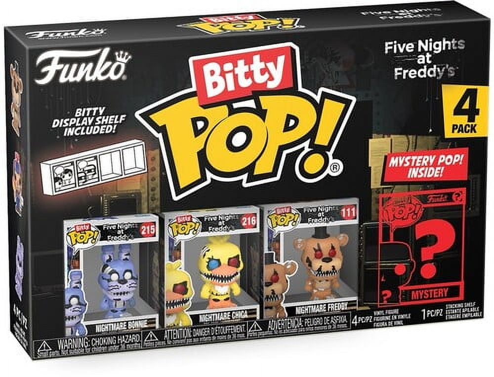 Funko Bitty POP! Five Nights at Freddy's Nightmare Vinyl Figures, 0.9", 4 Count