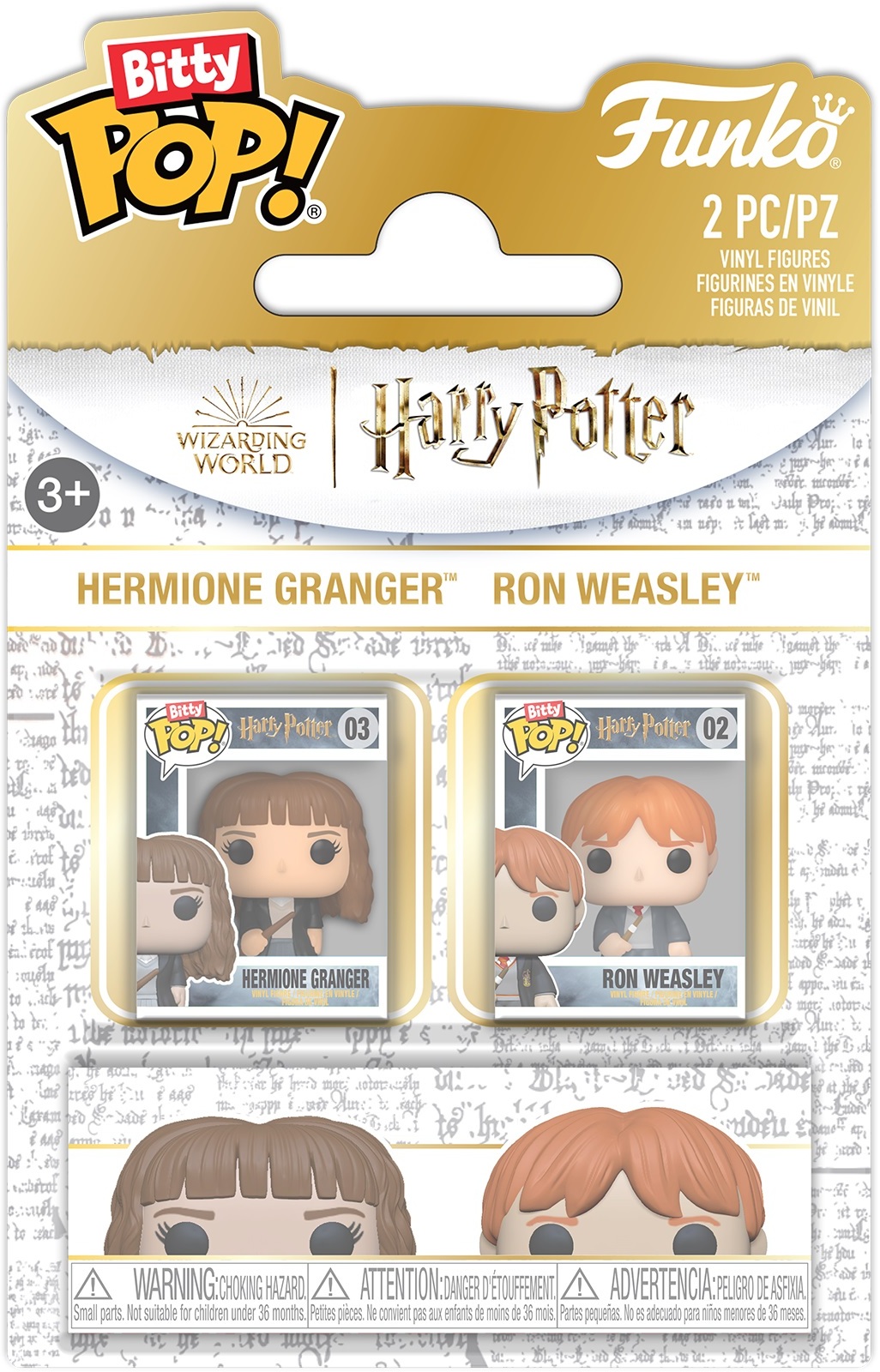 Funko Bitty POP! Deluxe: Hermione Granger (Harry Potter) – Minifigurina Collezionabile In Stile Chiavetta, Regalo Per Fan