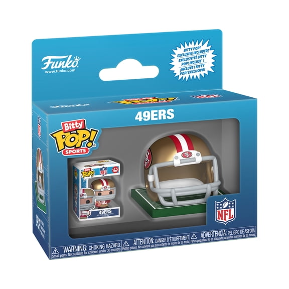 Funko Bitty POP Helmets: NFL - 49ers Collectible Vinyl Mini-Figure