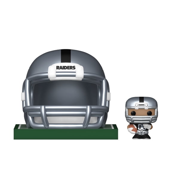 Funko Bitty POP Helmets: NFL - Raiders Collectible Vinyl Mini-Figure