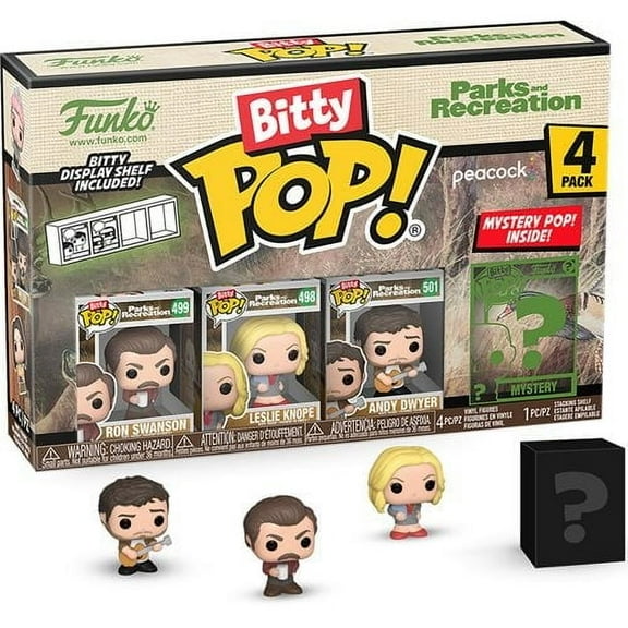 Funko Bitty POP: Parks&Rec- Ron 4PK