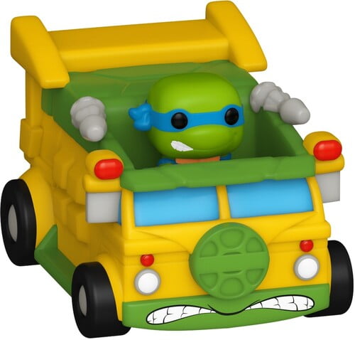 Funko Bitty POP! Rides: Teenage Mutant Ninja Turtles Leonardo and Turtle Van Figures