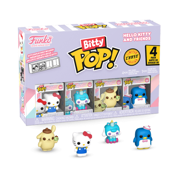 Funko Bitty POP! 4-Pack: Sanrio - Hello Kitty Collectible Vinyl Mini-Figures