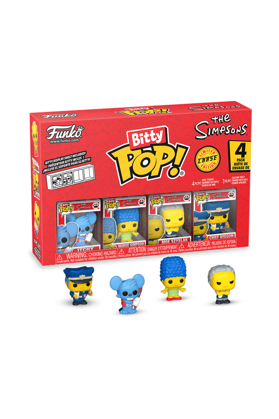 Bitty POP! 4-Pack: The Simpsons - Itchy Collectible Vinyl Mini-Figures
