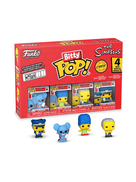 Bitty POP! 4-Pack: The Simpsons - Itchy Collectible Vinyl Mini-Figures