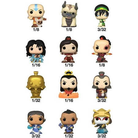 Funko Bitty POP! Singles Animation: Avatar: Last Airbender S1 (One Random Bitty Pop! Per Purchase)