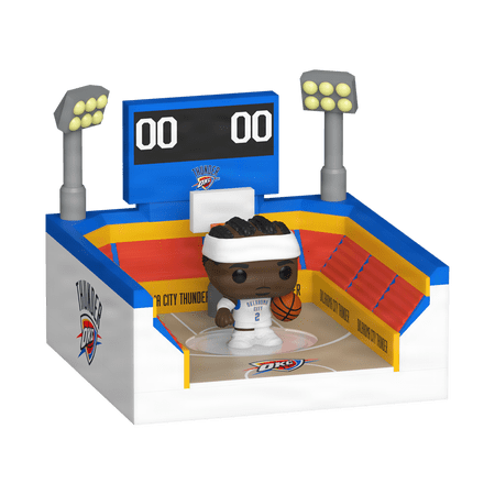 Funko Bitty POP Town: NBA Arena- OKC Thunder with Shai Gilgeous-Alexander, Vinyl Collectible