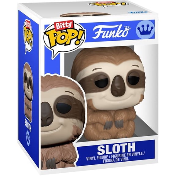 Funko Bitty Pop! Accessories with 1 Sloth Figure 3 Pin Cases!