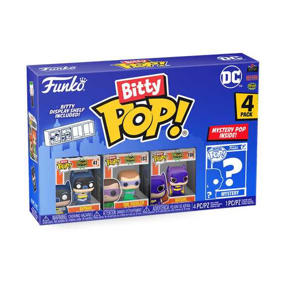 Funko Bitty POP! 4-Pack: DC - Batman Collectible Vinyl Mini-Figures