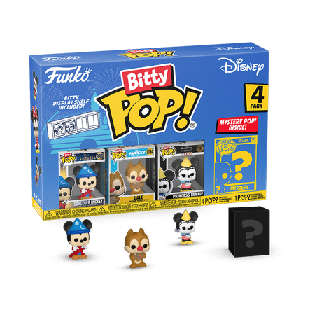 Funko Bitty POP! 4-Pack: Disney - Sorcerer Mickey Collectible Vinyl Mini-Figures