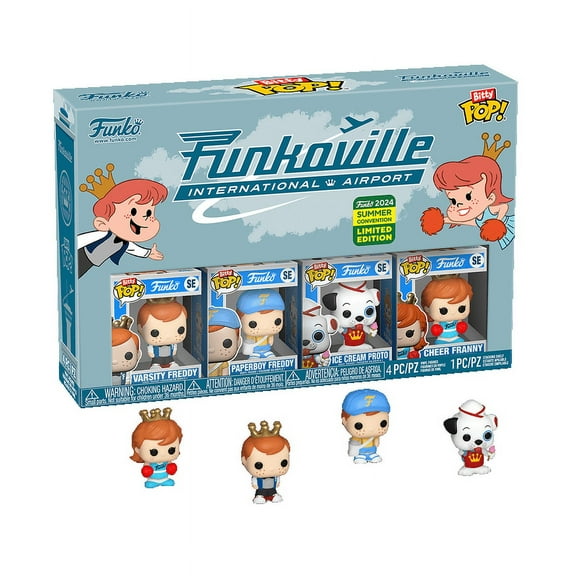 Funko Bitty Pop! Funkoville 4-Pack 2024 Summer Convention