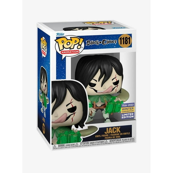 Funko Black Clover Pop Animation Jack Vinyl Figure 2022 Winter Convention Exclusive