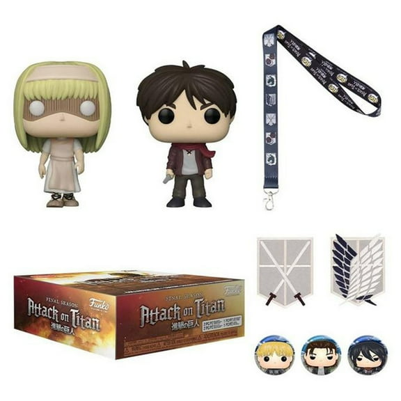 Funko Box: Attack on Titan: Final Season Collector's Box Exclusive, With Ymir Fritz and Child Eren Funko Pop!